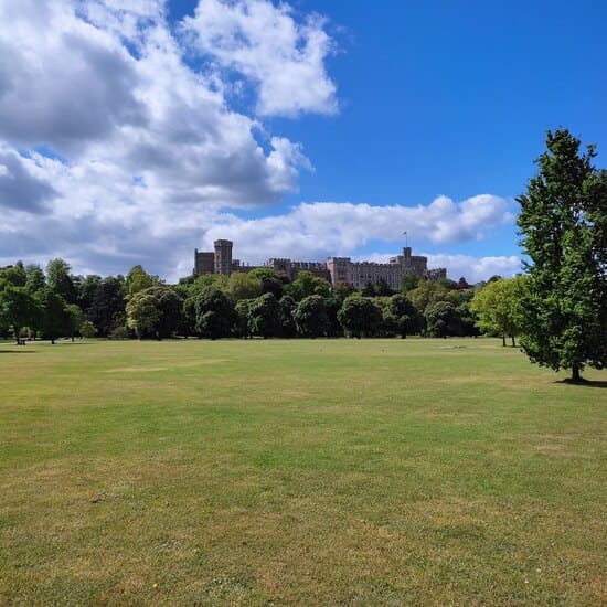 View of Windsor Castle from showgrounds