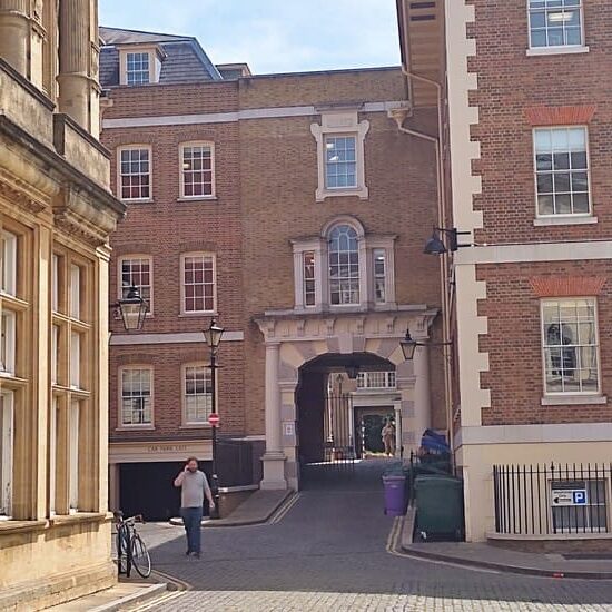 Brick buildings in Richmond, UK