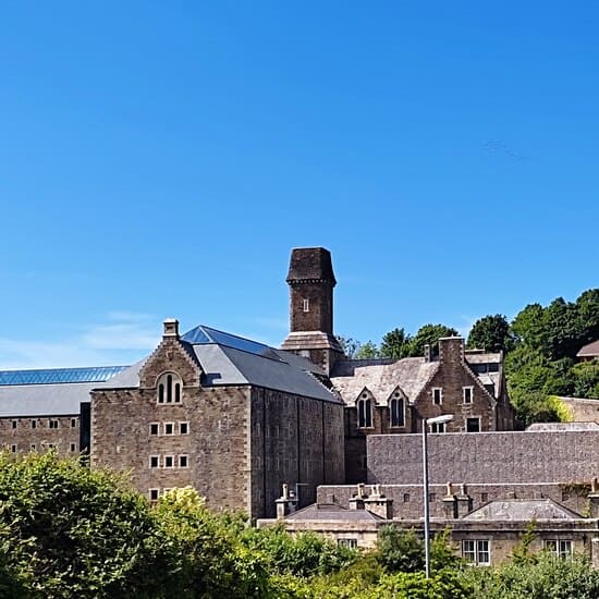 Forbidding building of former Bodmin Jail