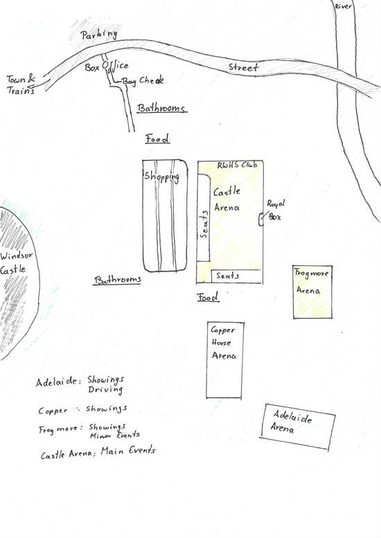 Map of RWHS showgrounds