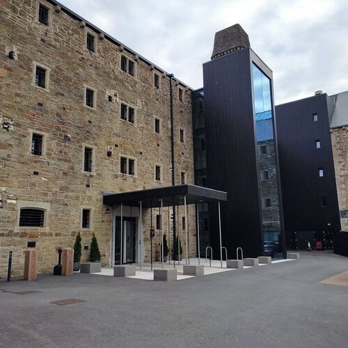 Front entrance of Bodmin Jail Hotel