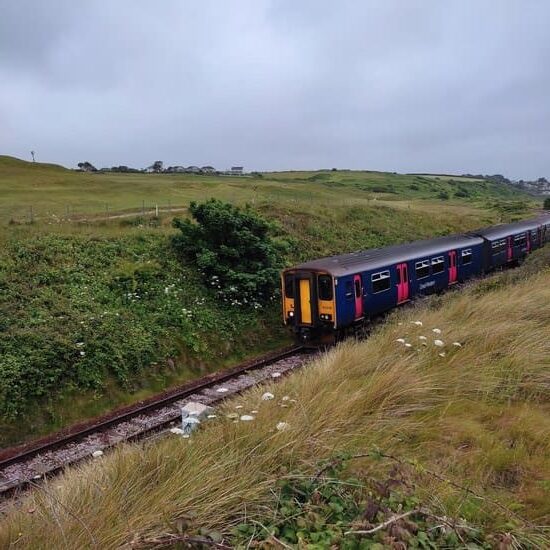 Train to St Ives, Cornwall