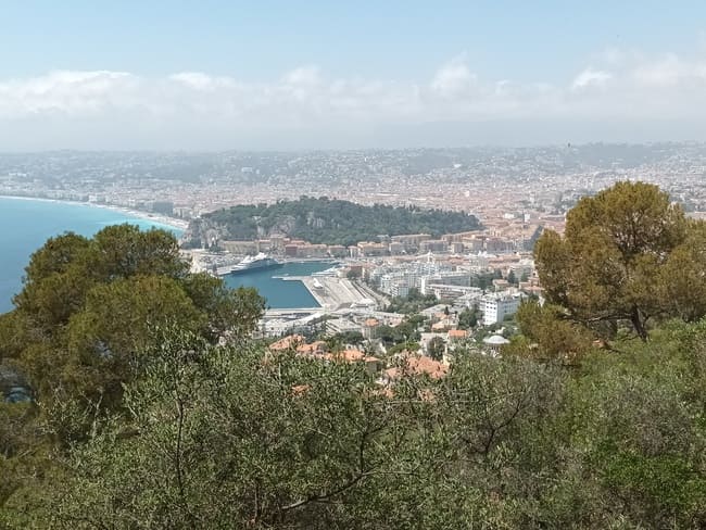 View of Nice from above