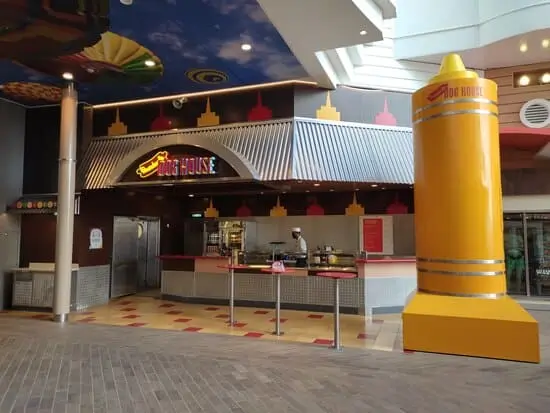 Dog House hotdog stand on Royal Caribbean's Harmony of the Seas