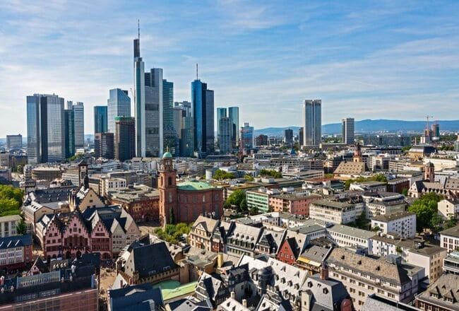 Skyline of Frankfurt on Main