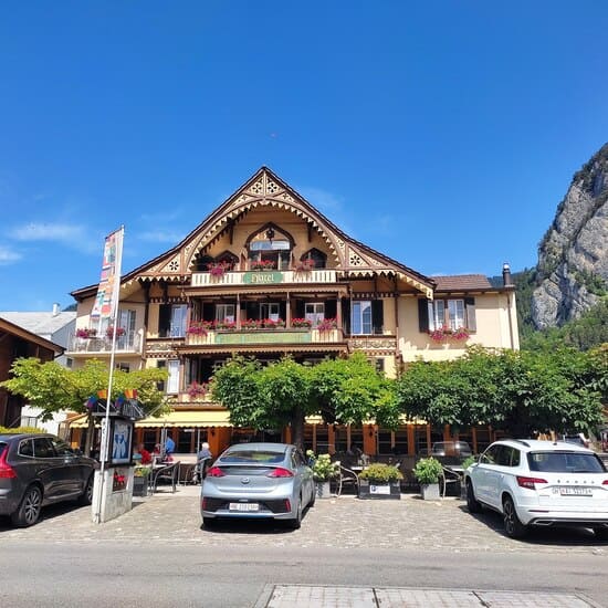 Pretty hotel in traditional Swiss style