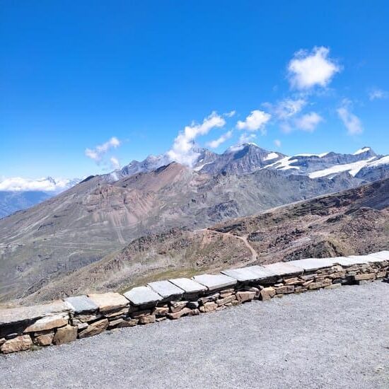 View of Mountain Peaks seen from Gornergrat