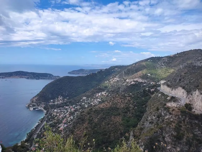 The bus route follows the hillside and is the best way to get to Eze Village from Nice