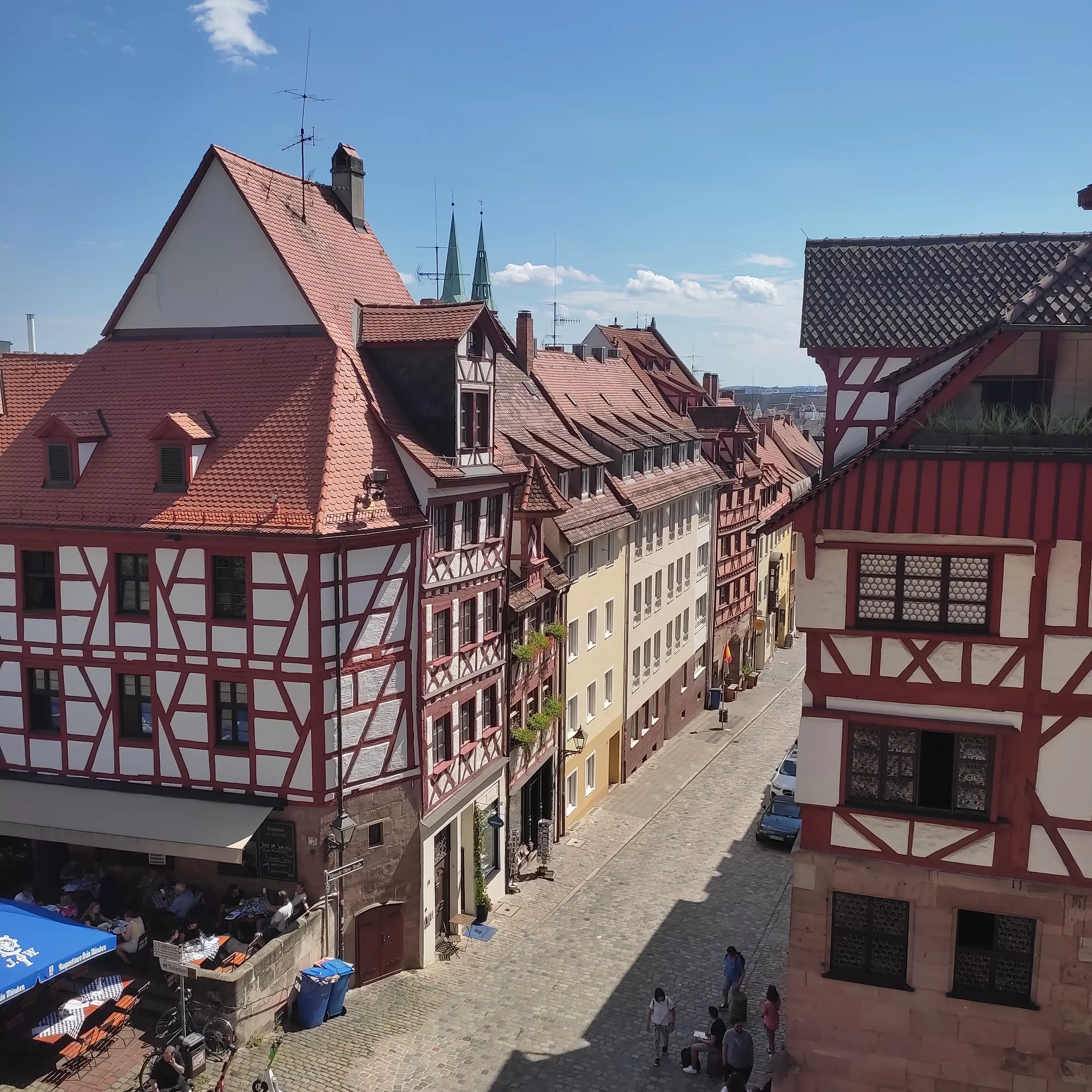 Nuremberg's old town with narrow streets and half-timbered houses belongs in any Germany itinerary.