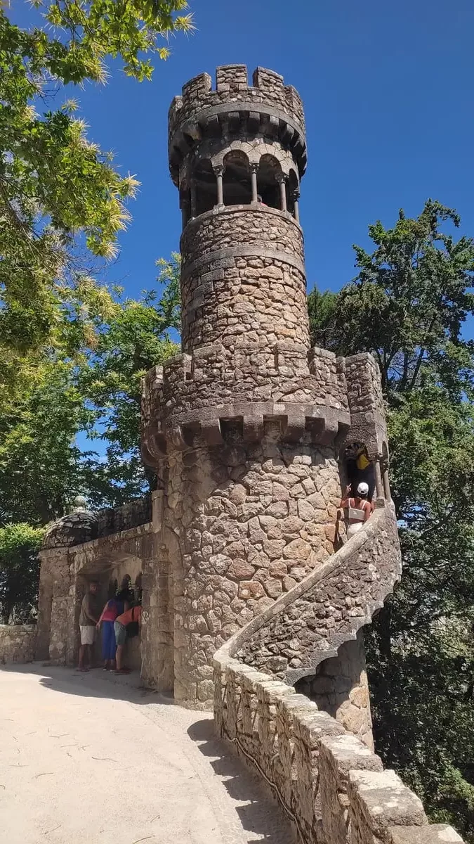 This small round tower seems to be straight out of Rapunzel. It is only one of many special architectural features in the gardens of Quinta da Regaleira.