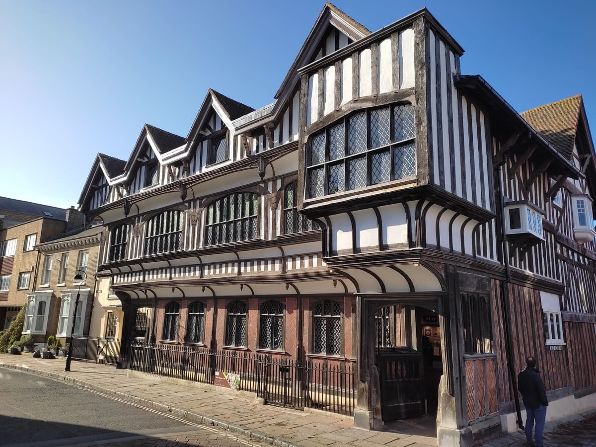Tudor House and Garden is a beautiful half-timbered building