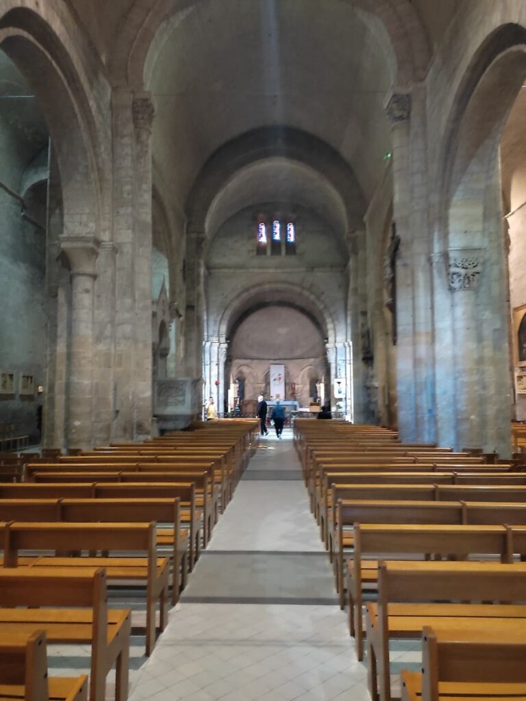 Austere Church Interior in Soulac