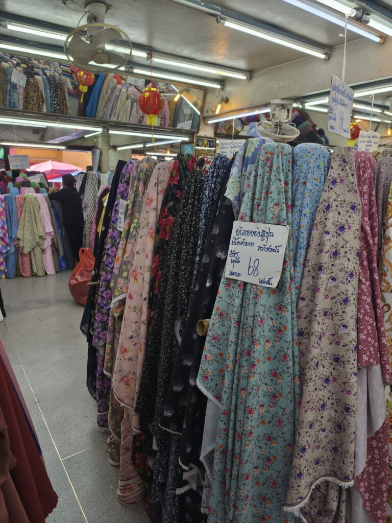 Fabrics for Sale at Waroros Market