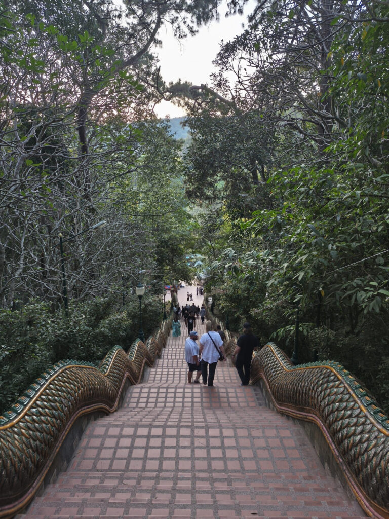 Looking down Naga Staircase from top