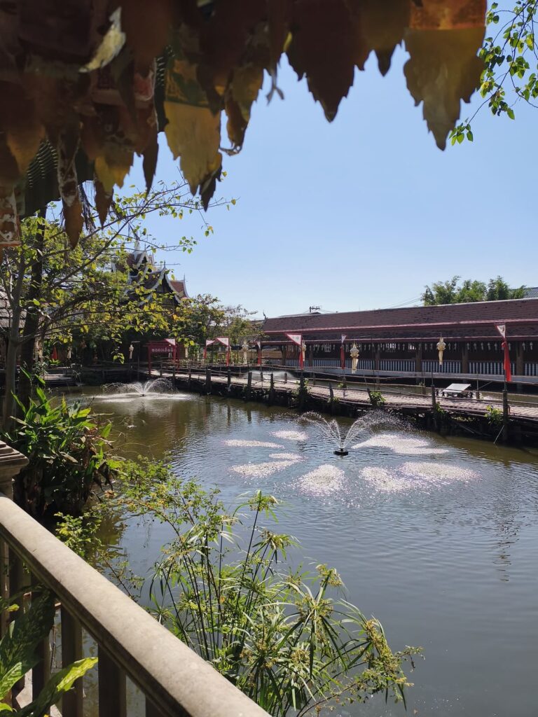 Pond View at Chet Lin Temple