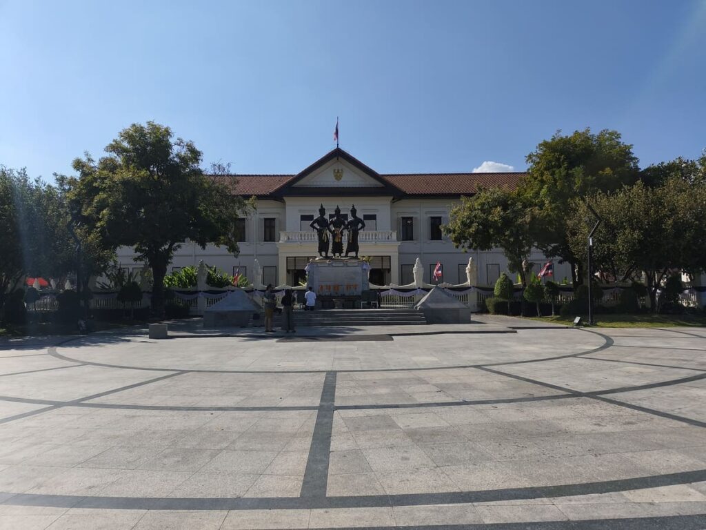 Three Kings Memorial in Old Town of Chiang Mai