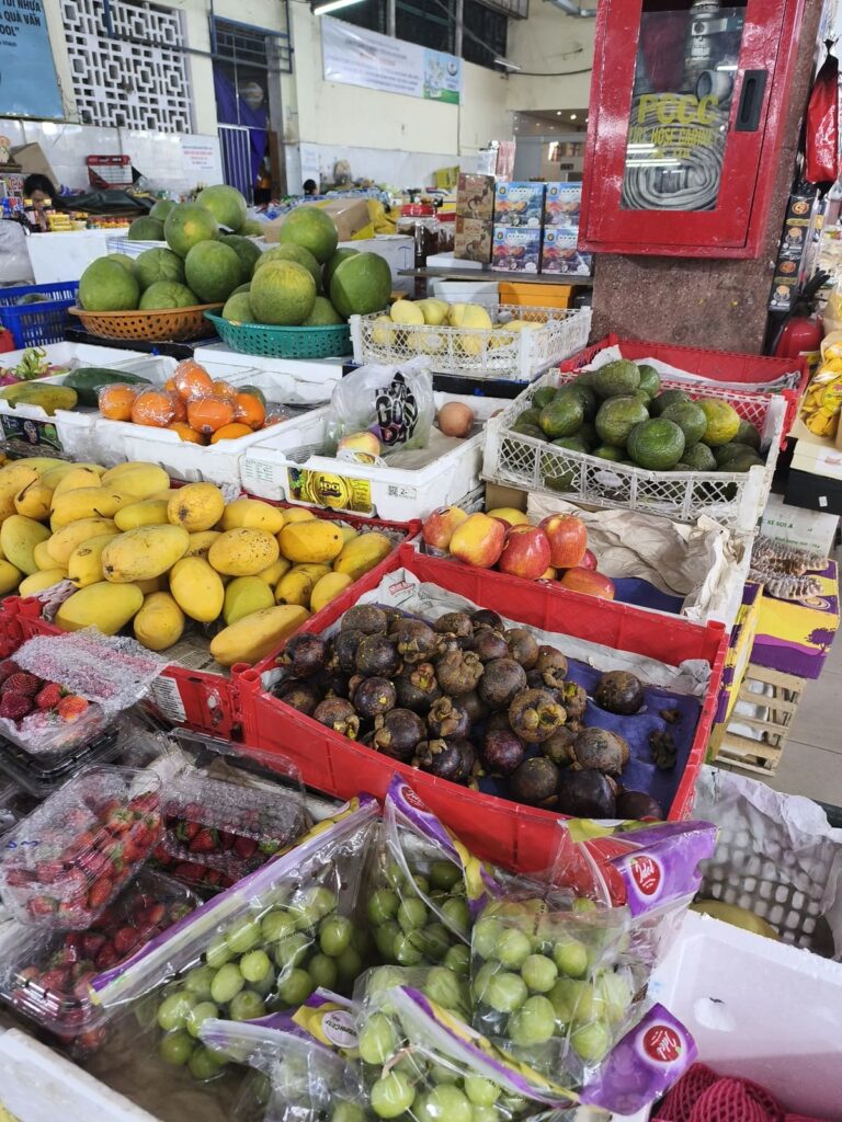 Fruit stall at Han Market in Da Nang