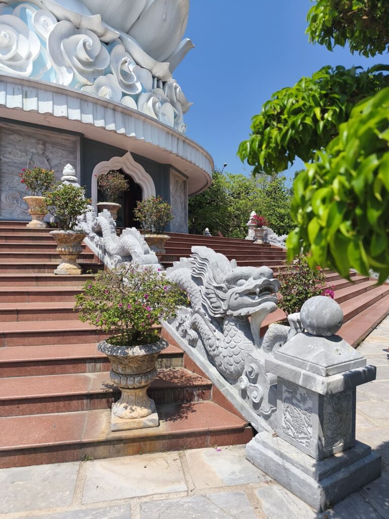 Steps to Lady Buddha entrance