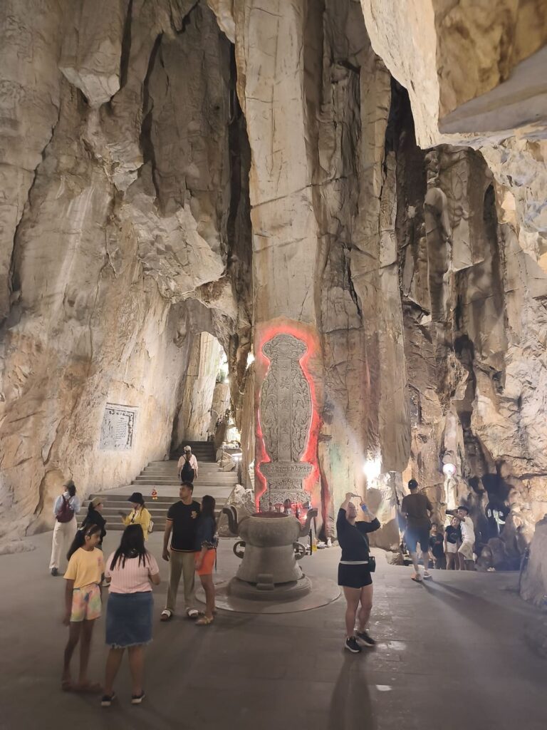 Temple inside a large cave