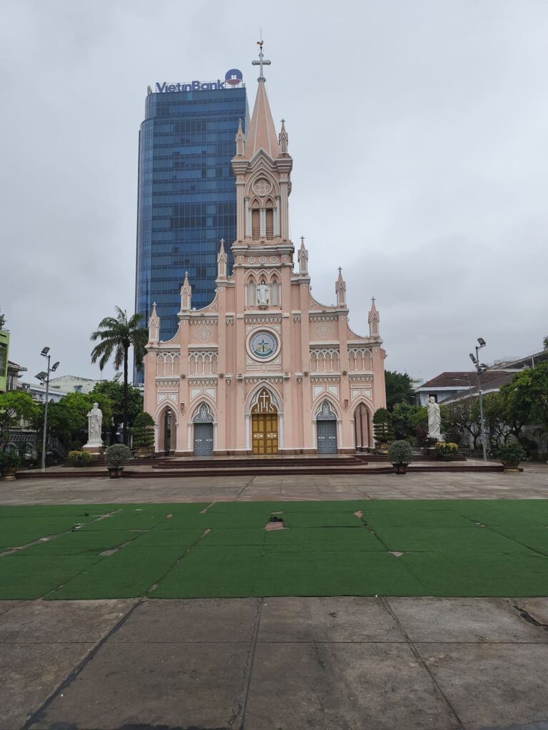 Pink church in Da Nang