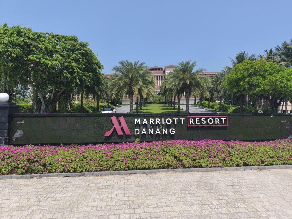 Entry to Marriott Da Nang