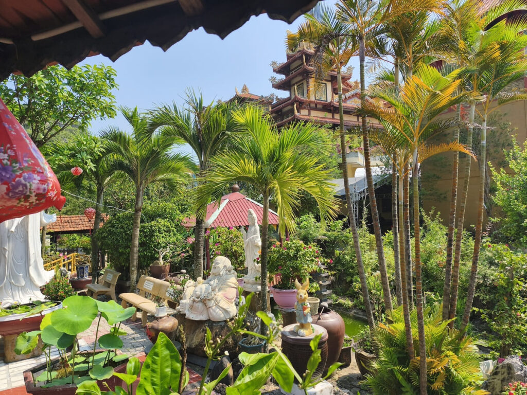 Meditation Garden at temple