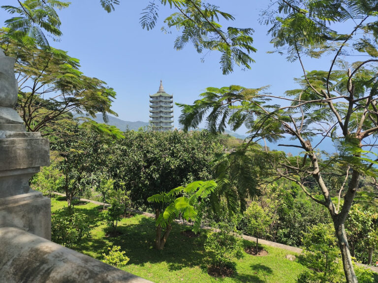 Pagoda from a distance