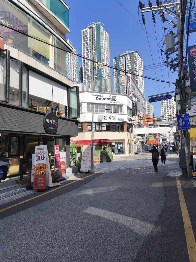 Pedestrian street in Busan