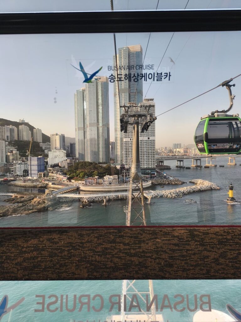 View of Busan from Songdo Cable Car