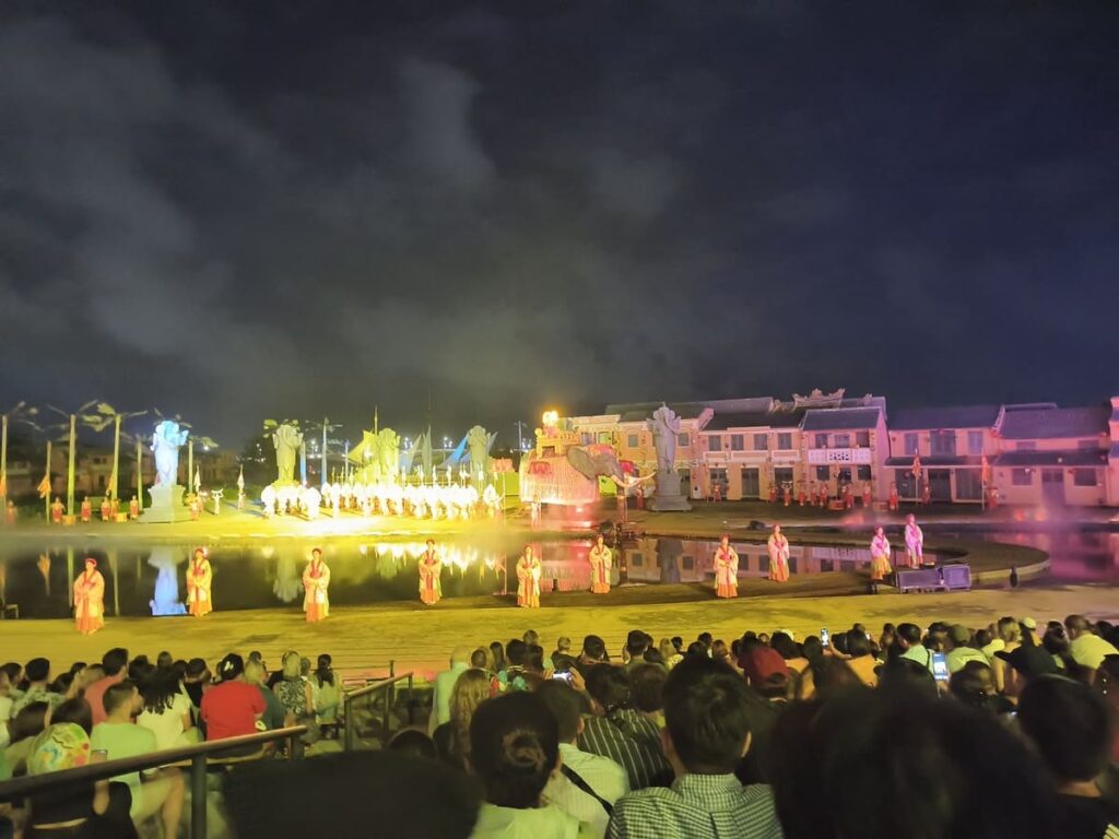 Fire effects during Hoi An's Memories Show