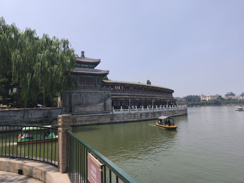 Lake and island at Beihai Park