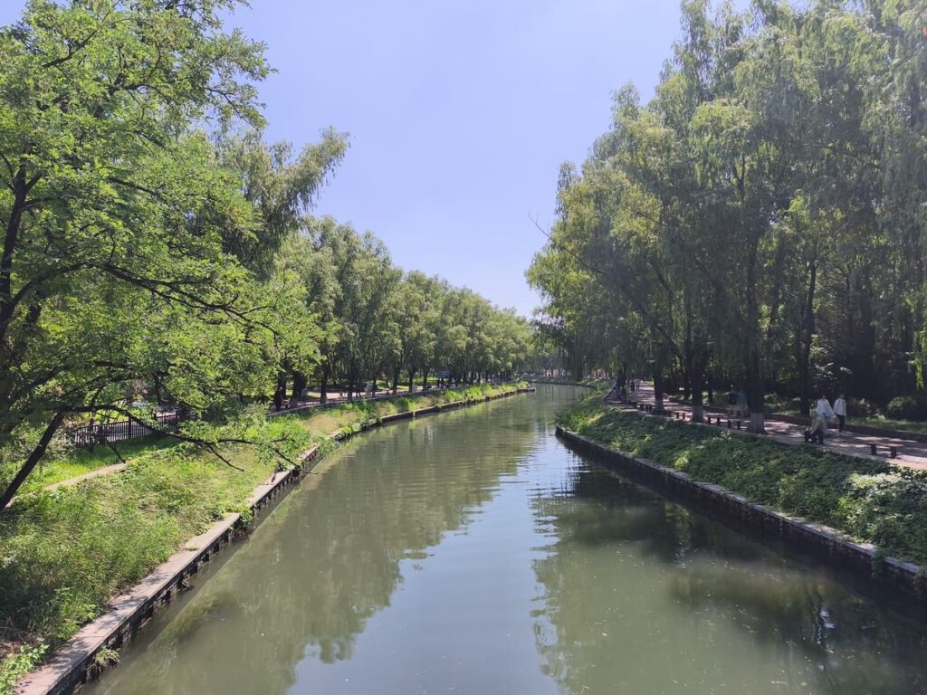 River at Beijing Zoo