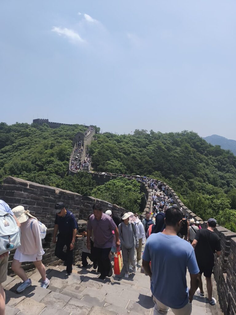 Crowded section of Great Wall