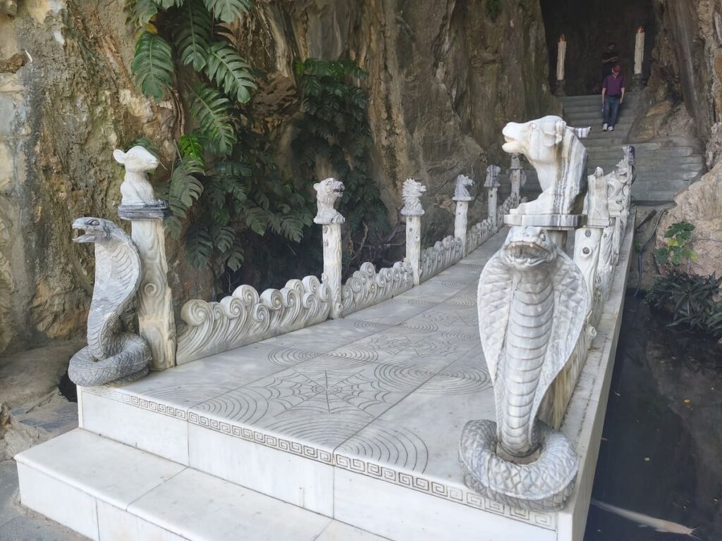 Stone bridge in Indiana Jones style