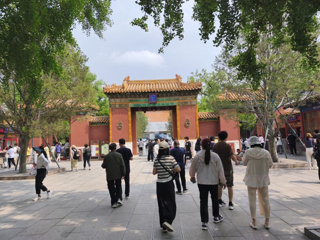 Entrance Gate Lama Temple Beijing