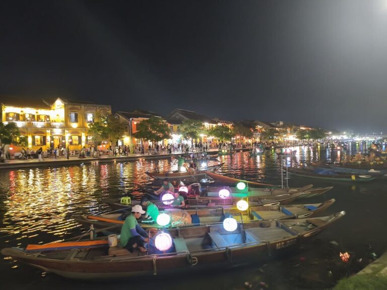 River in Hoi An at night