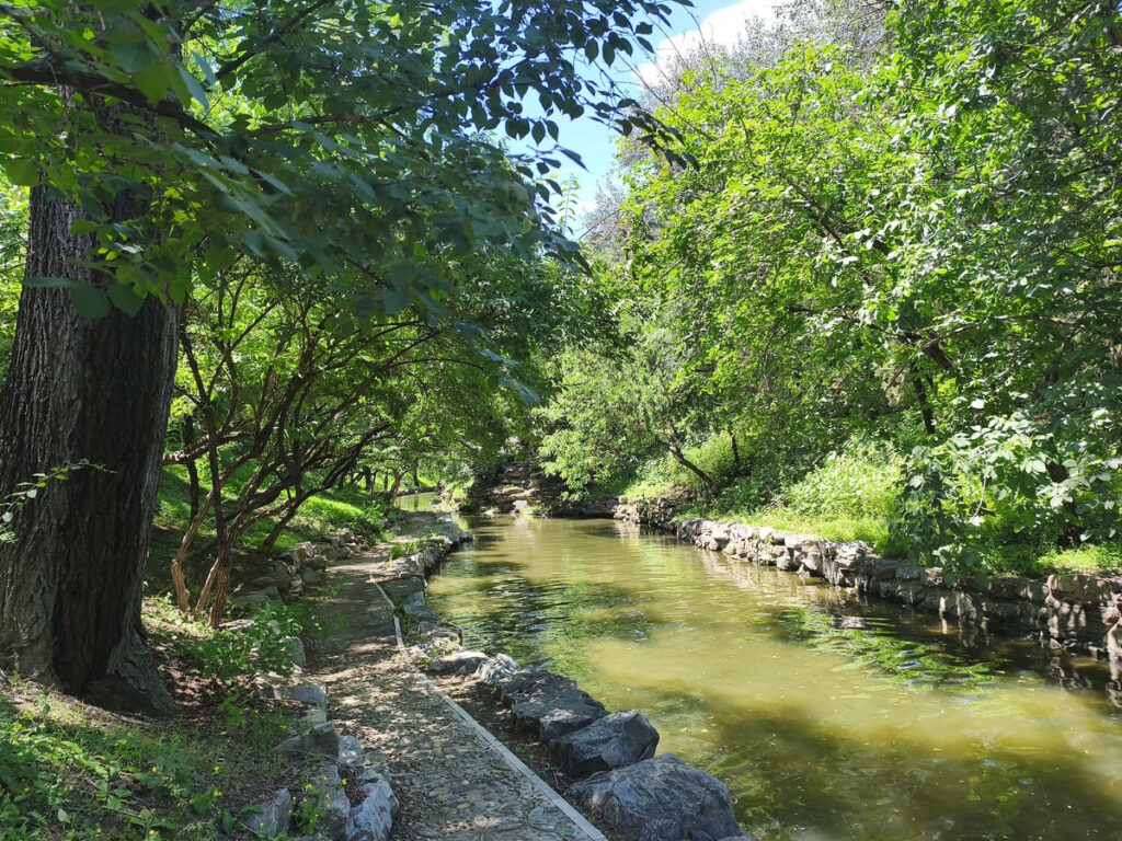 Creek in park of Old Summer Palace
