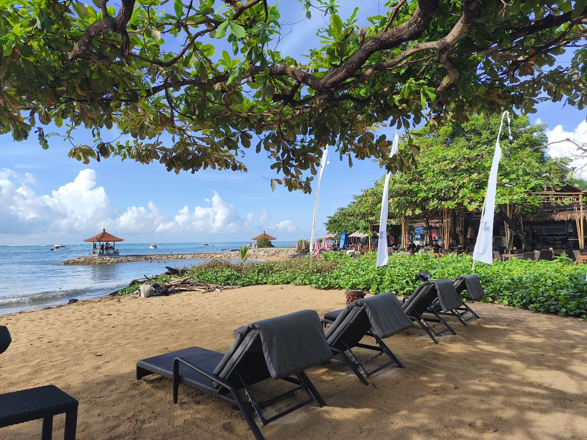 Beach in Sanur, Bali