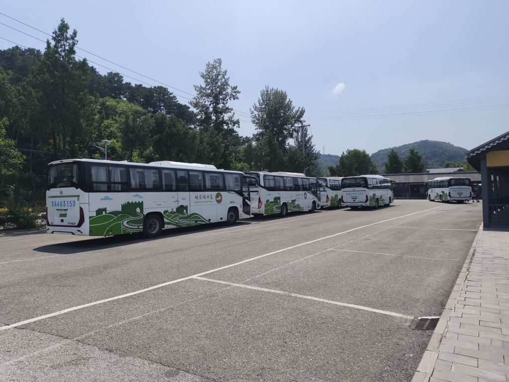 Shuttle Buses for Great Wall at Mutianyu