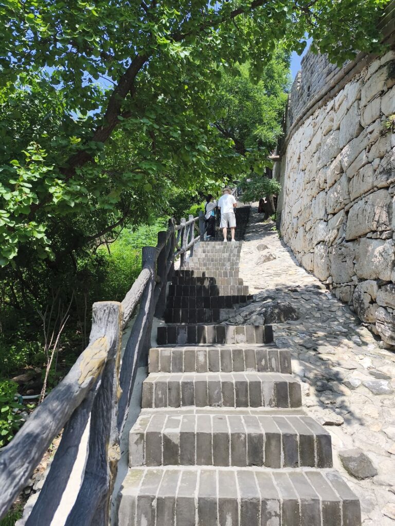 Steps between watchtowers 19 and 20 at Mutianyu