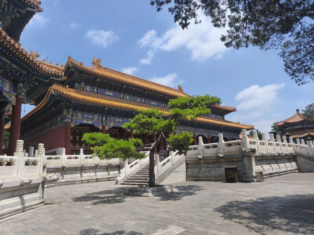 Imperial buildings at Jingshan Park