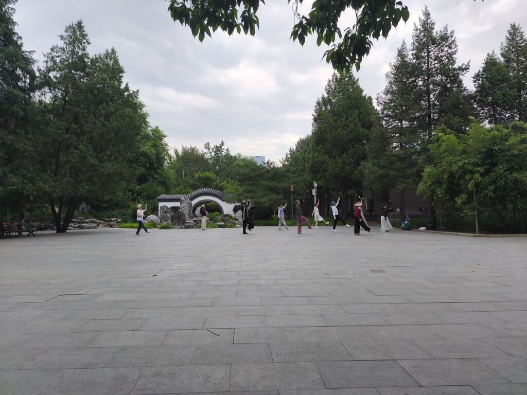 Locals having fun at Ritan Park