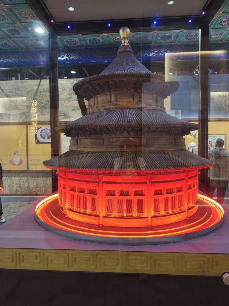 Small model of temple