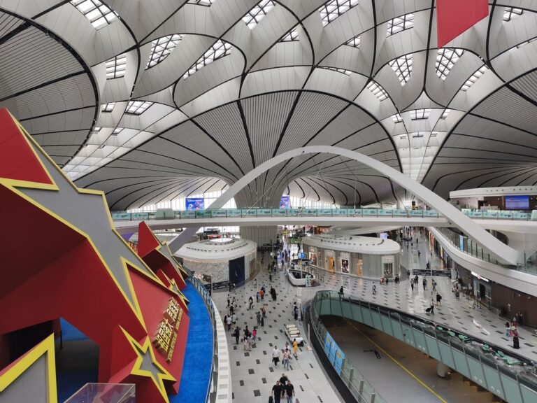 Terminal hall DAX airport Beijing