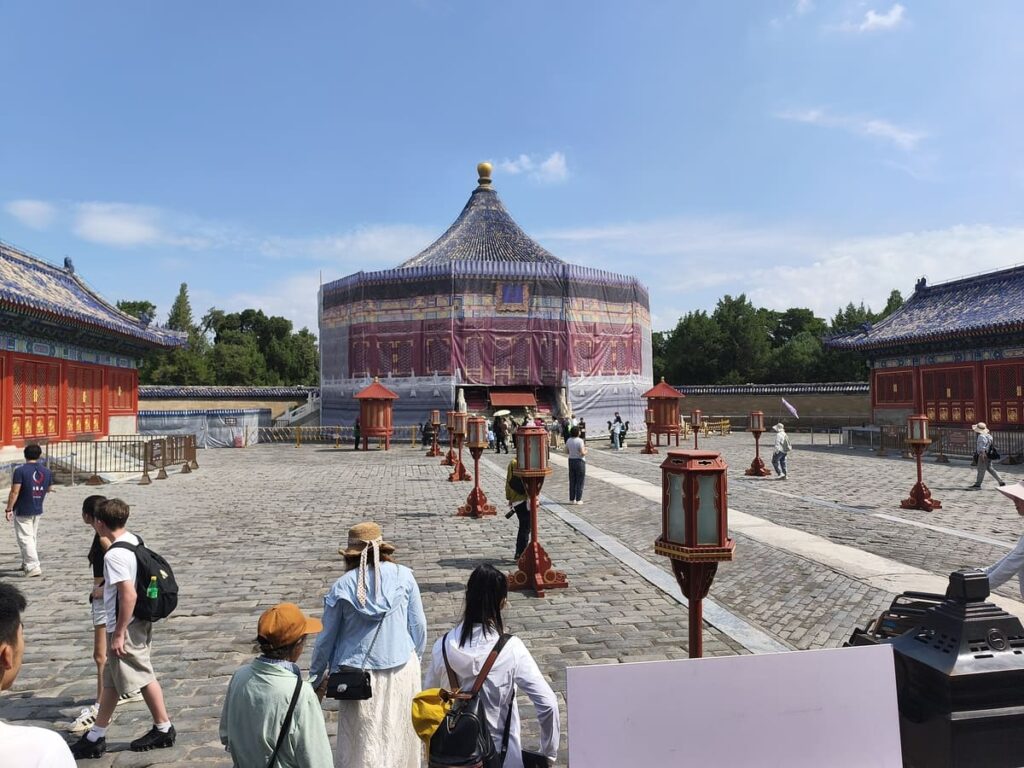 Imperial Vault of Heaven under renovation