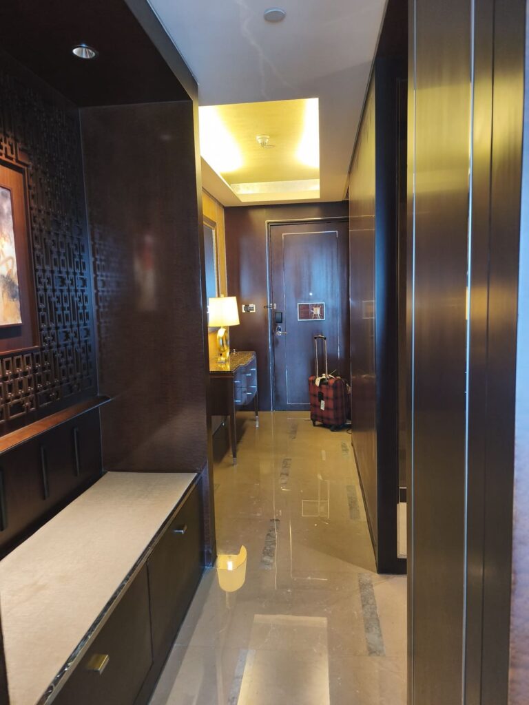 Entry hallway of room