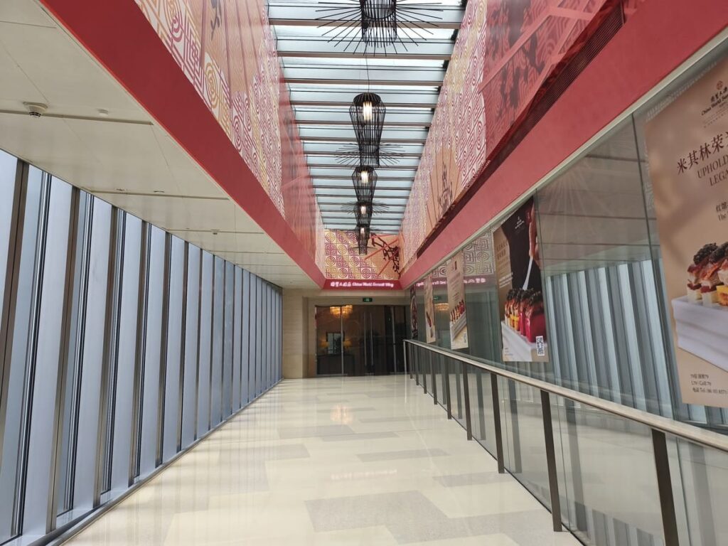 Sky Bridge to hotel