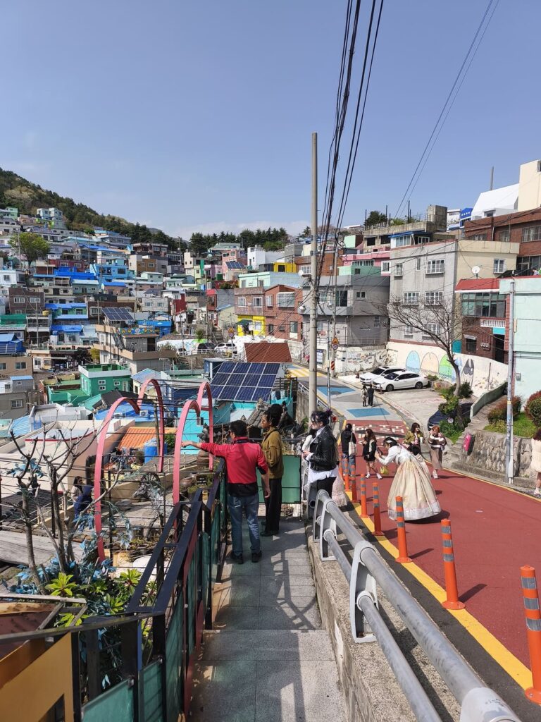 Viewpoint over Gamcheon Culture Village from entrance
