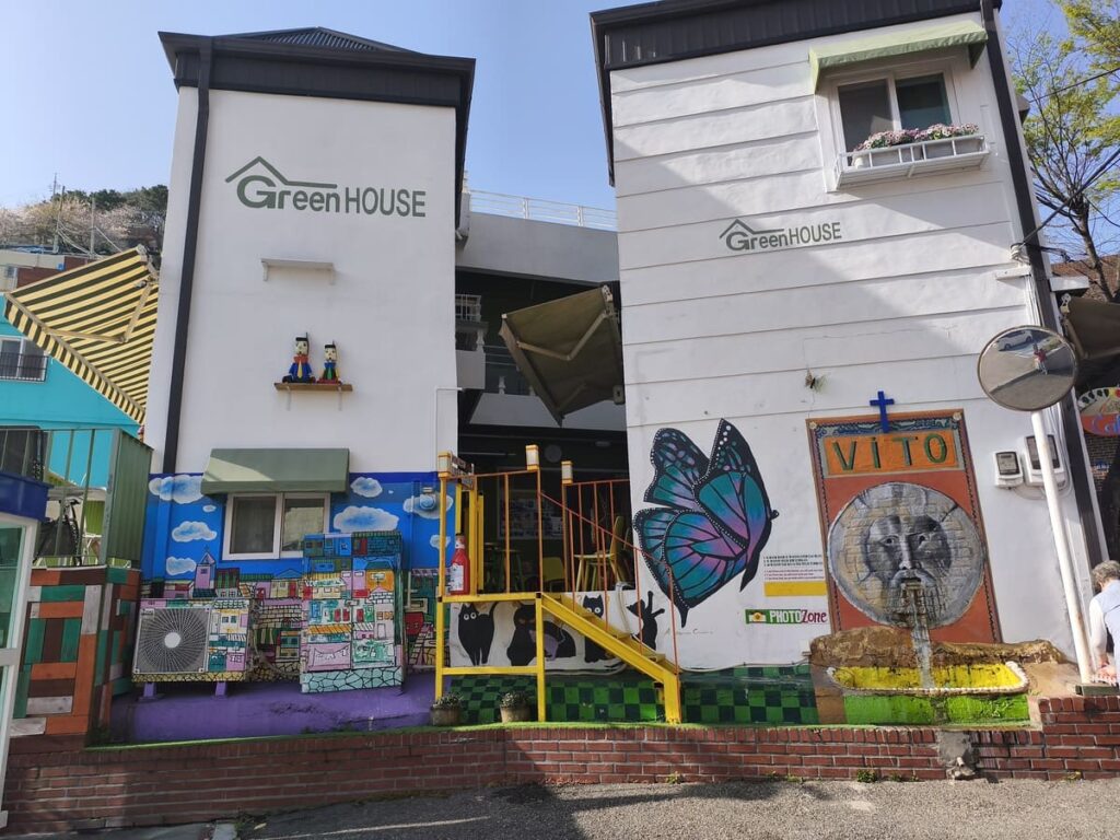 Decorated Building at Gamcheon Culture Village