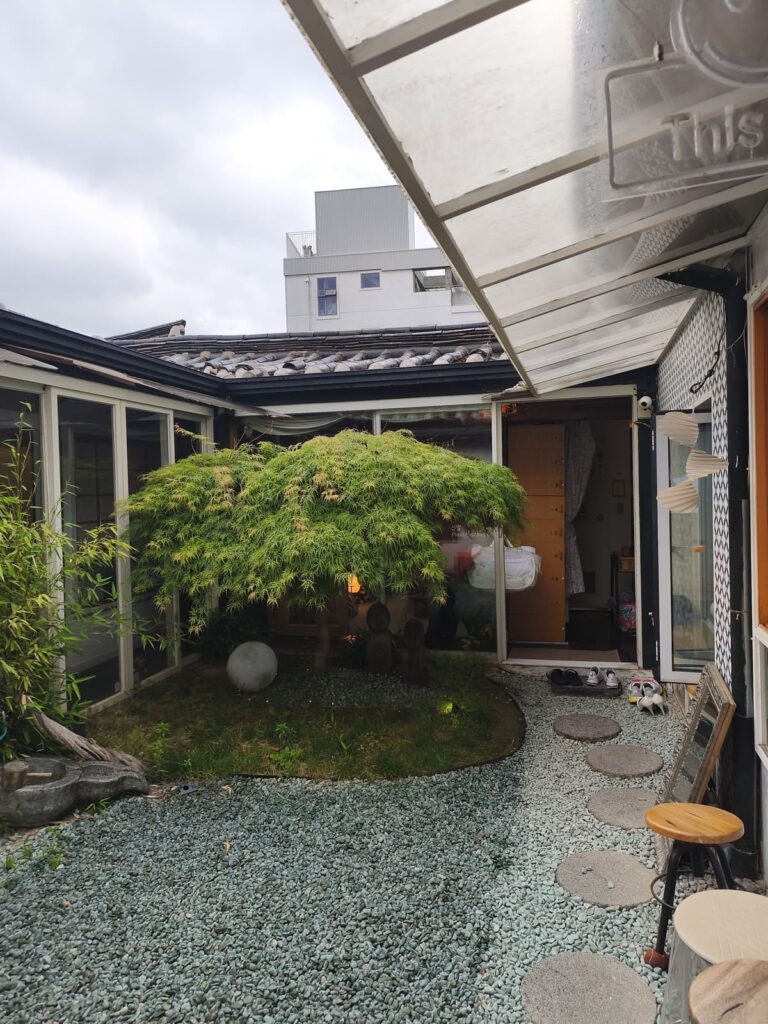 Courtyard at Hanok Hanok Hotel in Seoul